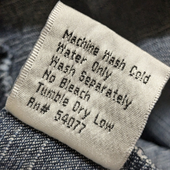 Cabi Vintage Zipper Blue Jean Jacket Style 145 Sz S - Picture 10 of 10